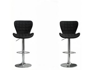 tabouret de bar assise réglable en hauteur  ATELIER CONFORTIEL  - noir