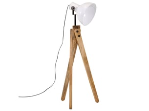 Lampadaire salon, lampe sur pied 25 w blanc 45x45x120 cm e27