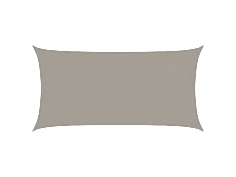  Voile d'ombrage - voile d'ombre - voile parasol 160 gm² rectangulaire gris clair 4x7 m pehd  - Conforama A