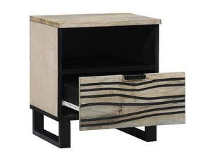 Table de chevet - cabinet de chevet - table de nuit 2 pc blanc 40 x 33 x 46 cm bois d'ingénierie