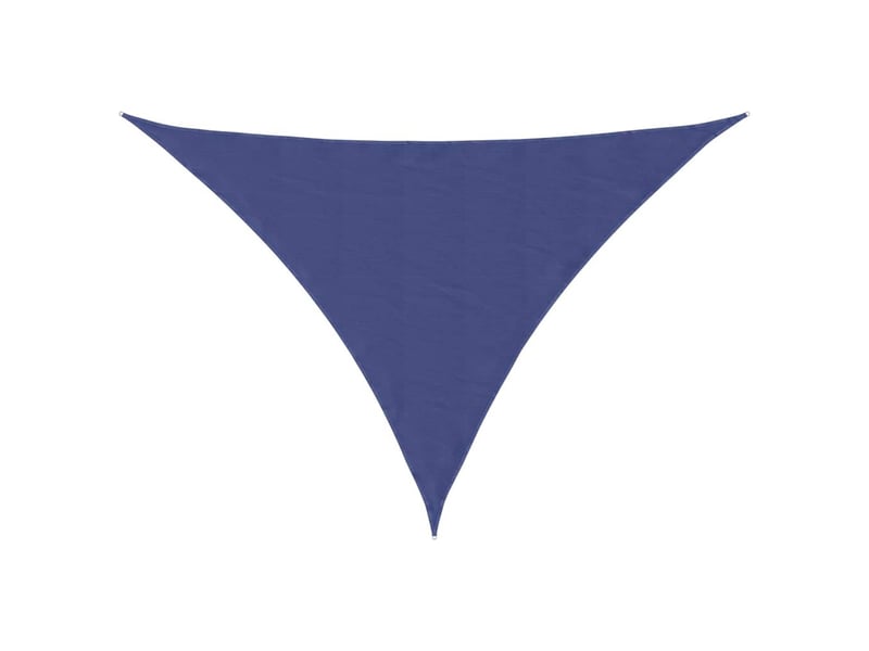  Voile de parasol - voile d'ombrage tissu oxford triangulaire 5x6x6 m bleu  - Conforama A