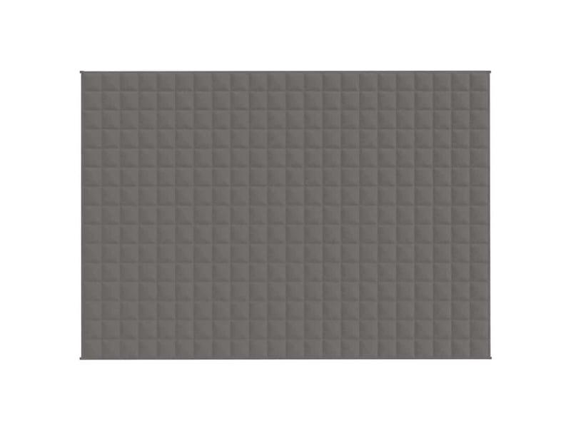  Couverture lestée adulte gris 155x220 cm 7 kg tissu shl1277  - Conforama C