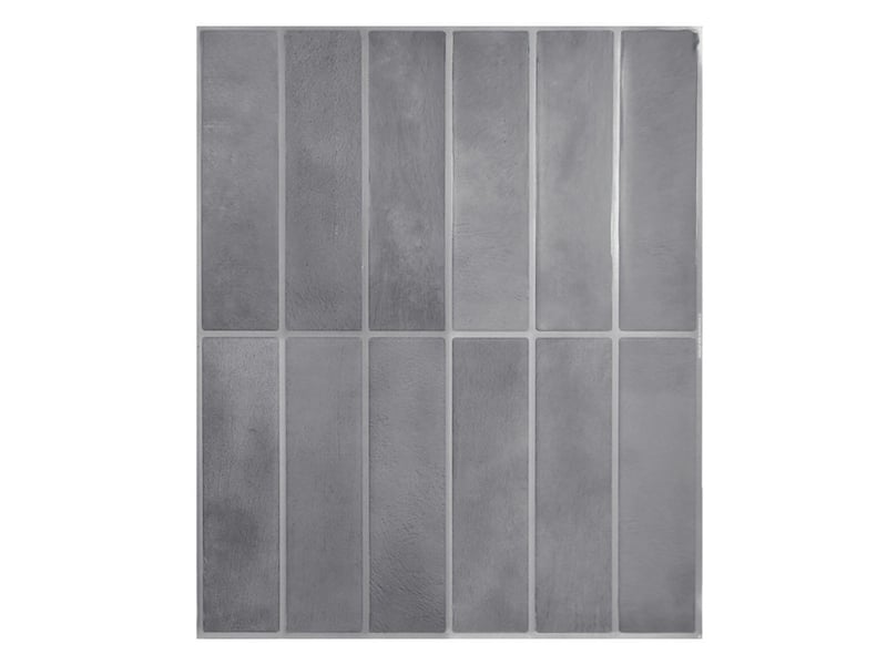  Sticker mural carrelage kalix 30x25cm gris  - Conforama A