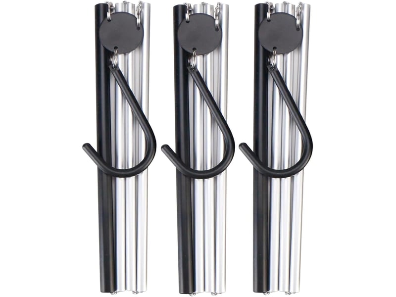  Crochets muraux 3pcs pliant pliables pour les voyages, cintres de voyage pliables pour valise, alliage en aluminium léger portable pour un voyage d'affaires, caravan, gris  - Conforama B