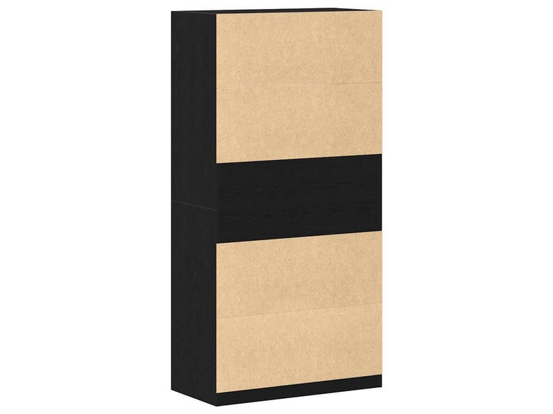  Armoire chambre, armoire de rangement chêne noir 100x50x200 cm bois d'ingénierie shl30433  - Conforama E