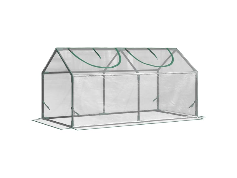  Serre fenêtre, film filet pe, aluminium, balconjardin, tomates 120x60x60 cm, transparente.  - Conforama A