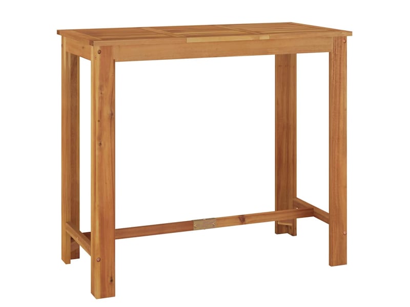  Table basse | table de bar jardin 120x60x105 cm bois d'acacia solide  - Conforama A