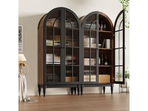 Buffet 4 porte(s) 0 tiroir(s) <strong></strong> <strong></strong> - 152 cm coloris noir