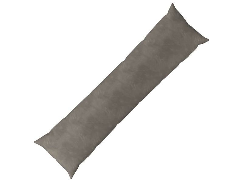  Coussin avec oreiller, coussin décoratifs heerlen gris clair 40 x 145 cm velours cf50963  - Conforama B