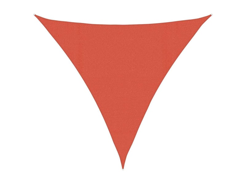  Voile d'ombrage - voile d'ombre - voile parasol 160 gm² terre cuite 4,5x4,5x4,5 m pehd  - Conforama A