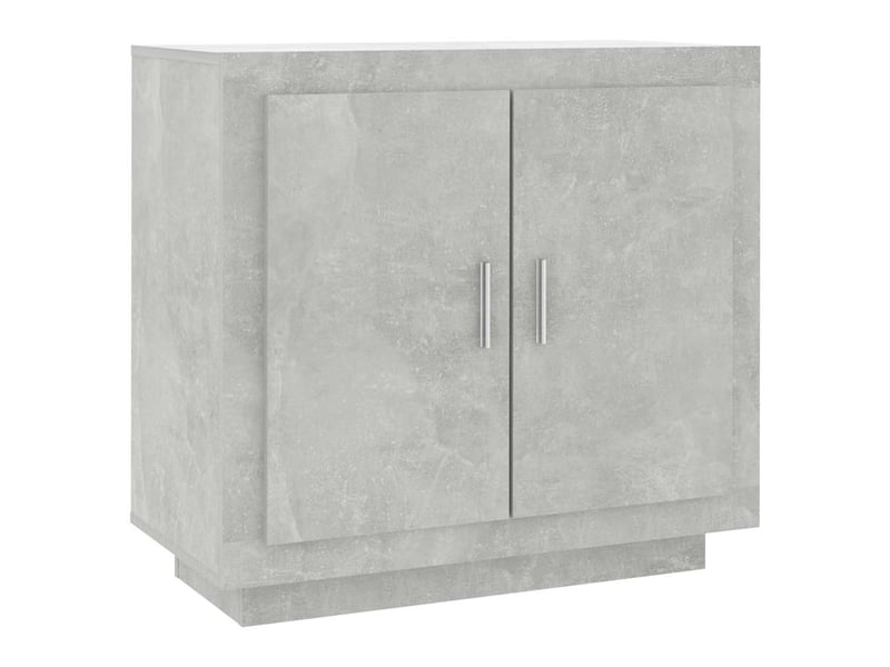  Buffet - bahut - meuble de rangement gris béton 80x40x75 cm bois d'ingénierie  - Conforama A