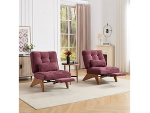 Pouf / repose pied <strong></strong> <strong></strong> rouge