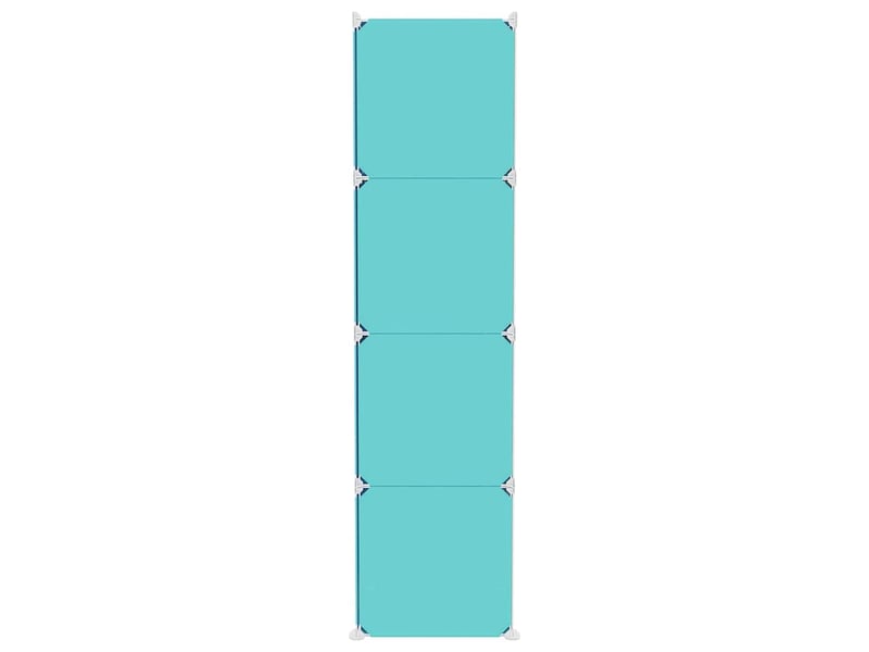  Armoire de rangement pour enfants avec 12 cubes vert pp  - Conforama D