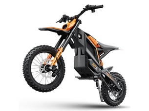 Mt2 moto cross électrique double suspension nfc, orange