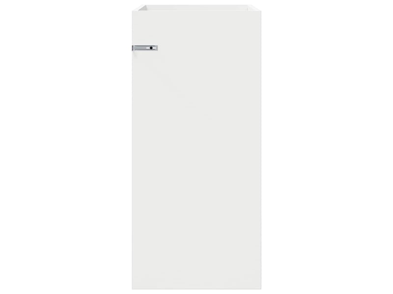  Meuble sous lavabo de salle de bain, commode blanc 56x37.5x81 cm shl87  - Conforama E