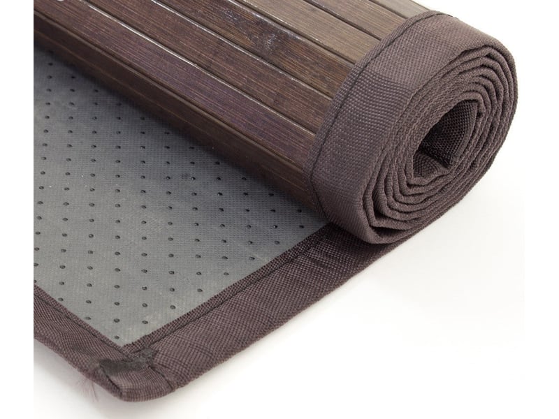  Tapis en bambou brun foncé 60 x 240 cm tap06098  - Conforama D