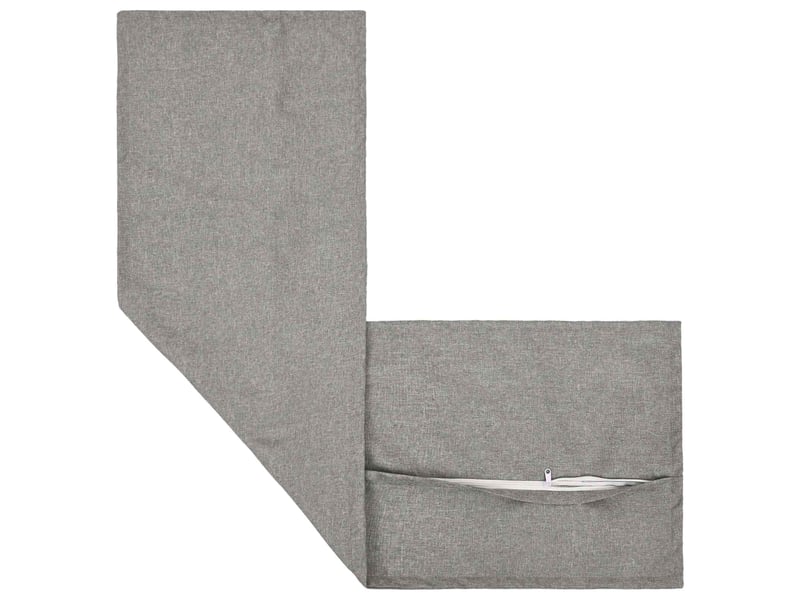 Coussin, coussin décoratif houten gris nuage 40 x 145 cm lin synthétique cf56572 - Conforama C