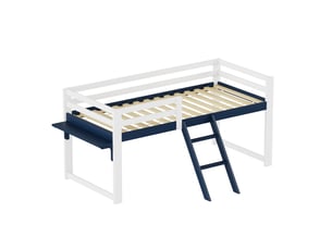 Lit mezzanine 90x200 cm <strong>KORFEE</strong>  <strong></strong> coloris bicolore
