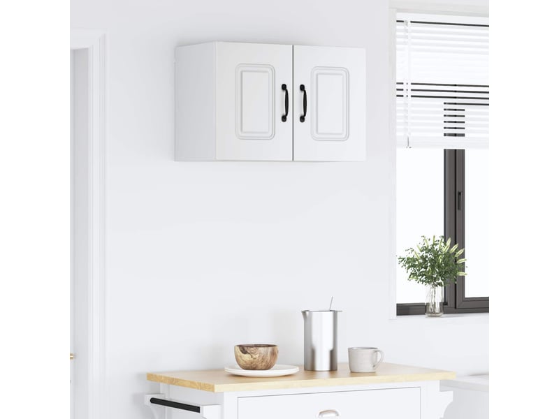  Meuble mural de cuisine | armoire de cuisine blanc 60x31x40cm shl2717  - Conforama D