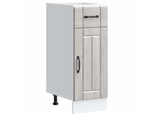 Meuble de rangement, armoire de cuisine lucca sonoma gris bois ingénierie shl2914