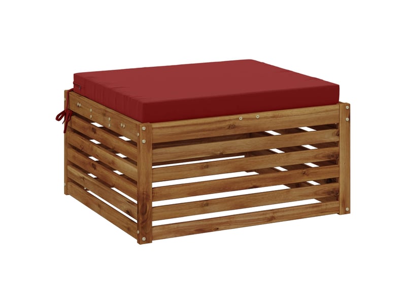  Coussin de siège, coussin d'assise 1 pièce soest 100 % polyester bordeaux cf55588  - Conforama C