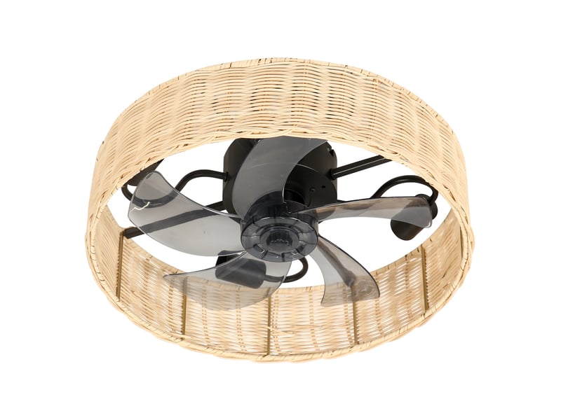  Ventilateur de plafond avec éclairage ø 40 cm 112458 - Conforama A