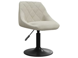 Tabouret de bar, chaise de bar crème velours shl68425
