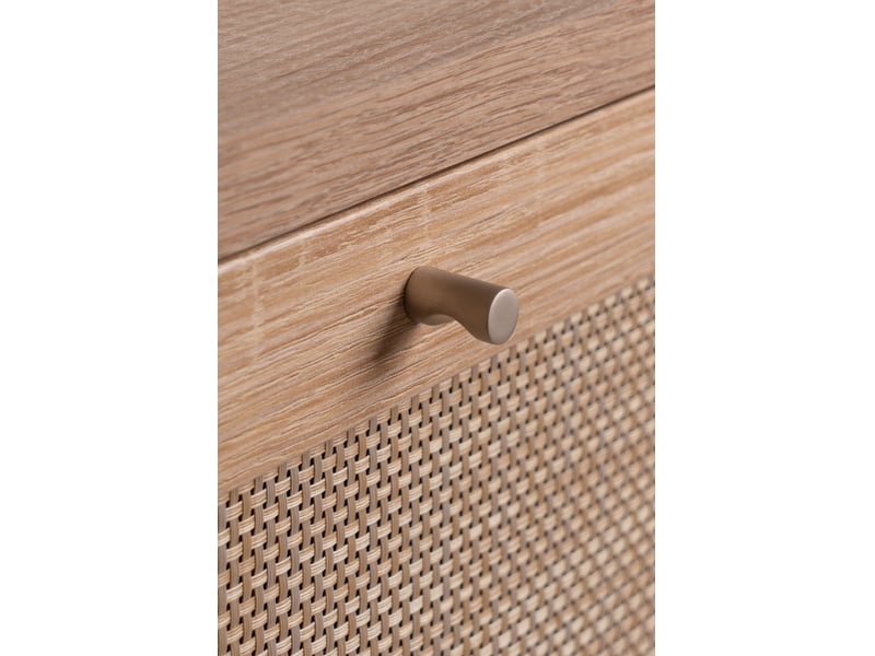 Buffet 1 porte MALAYA coloris bois clair - Conforama T