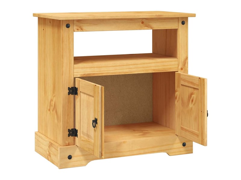  Meuble tv banc tv gamme corona pin mexicain 80x43x78 cm  - Conforama E