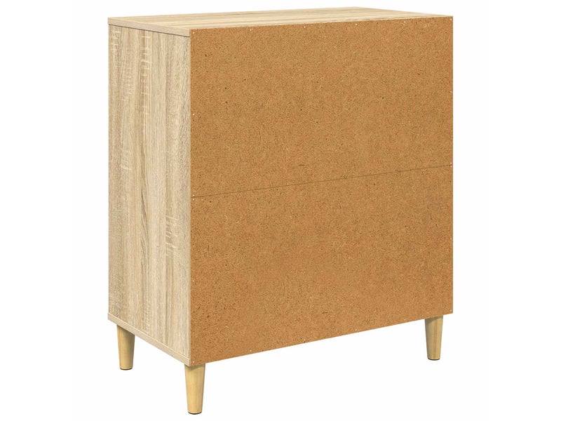  Commode chambre, meuble de rangement lochem impression orange 66 x 36,5 x 75 cm sonoma  - Conforama E