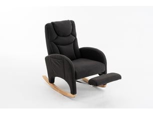 Fauteuil relax manuel <strong>HAUSS SPOLE</strong> <strong></strong> Tissu bouclette gris vendu A l'unité