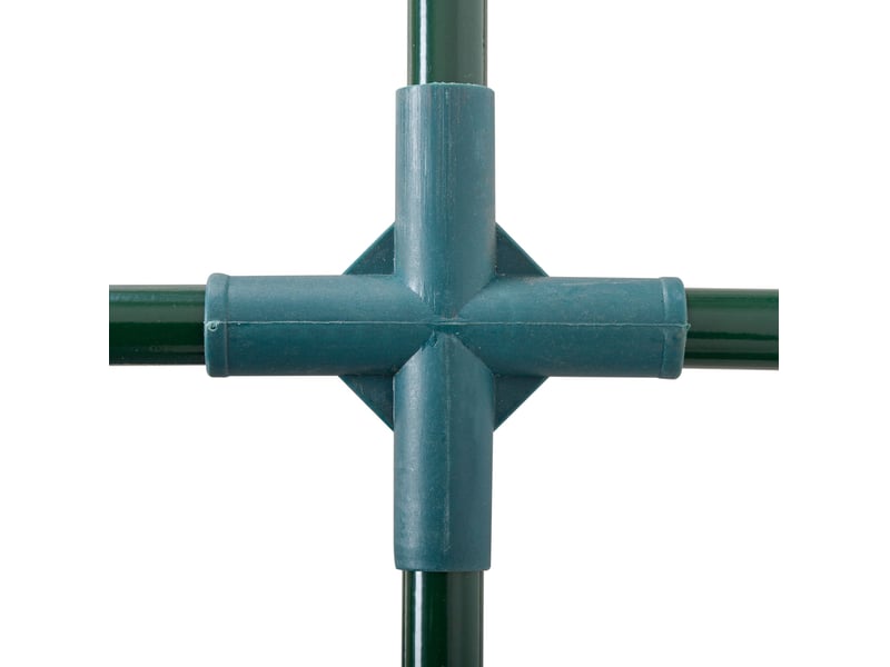 Serre tunnel de jardin 200x100x80 cm – verte – porte enroulable, cadre acier et film anti-uv hydrofuge - Conforama D
