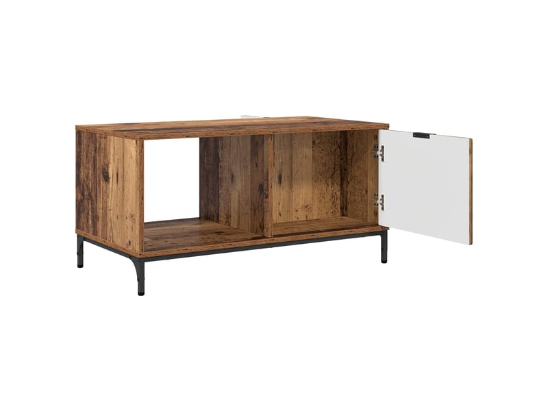  Table basse - table de salon - table à thé bois ancien 90 x 49 x 46 cm bois d'ingénierie  - Conforama E