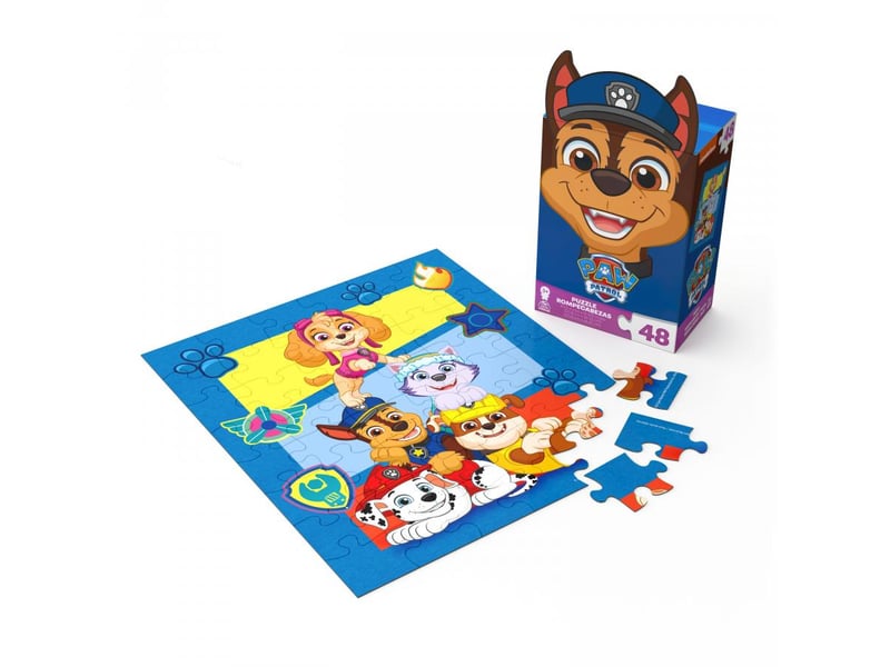  Puzzle boite personnage 48 pieces carton chase la pat' patrouille 6065850 - Conforama C