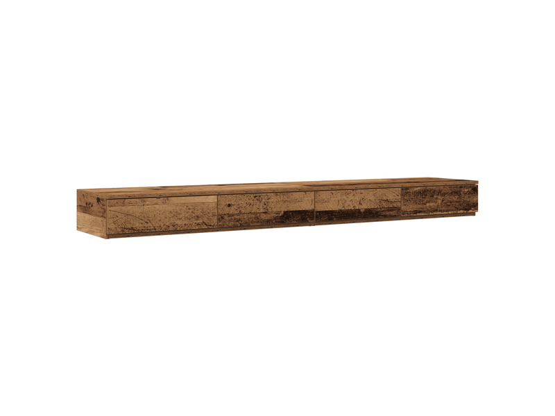 Tiroirs de lit ; coffres de lit en bois ancien 180x36,5x16,5 cm en bois d'ingénierie  - Conforama B