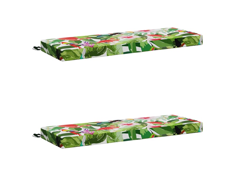  Lot de 2 coussins de banc, coussins d'assise soest 100 % polyester cf56932  - Conforama A