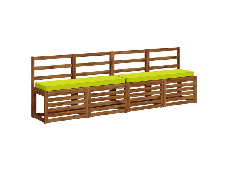 Lot de 2 coussins de banc, coussins d'assise vught 100 % polyester vert vif. Cf58611  - Conforama C