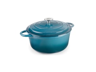 Lacor - cocotte ronde 24cm bleu  71704 -