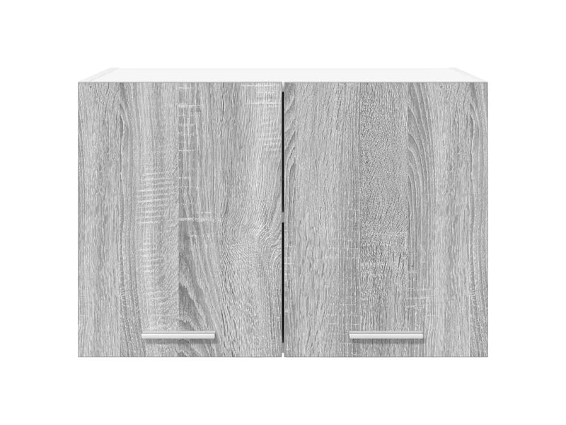  Lot de 2 armoires suspendues modernes 60 x 31 x 40 cm grand espace de rangement en bois d'ingénierie gris 02_0053220  - Conforama C