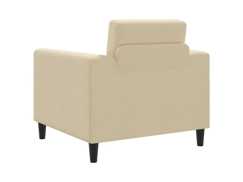  Vidaxl fauteuil crème tissu  - Conforama E