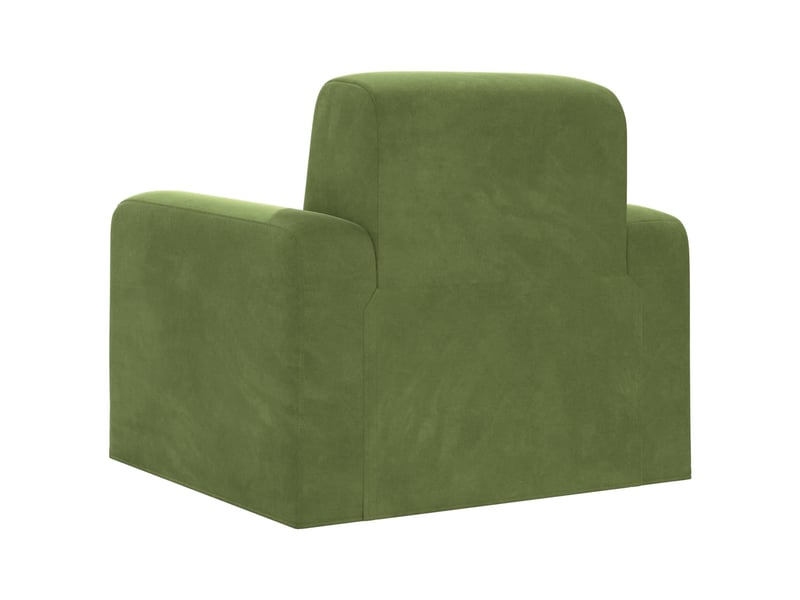  Vidaxl fauteuil vert clair velours  - Conforama E