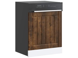 Panneau de lave-vaisselle chêne fumé bois d'ingénierie shl5123