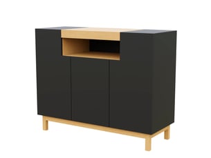 Buffet 3 porte(s)   ORGL6812S coloris noir