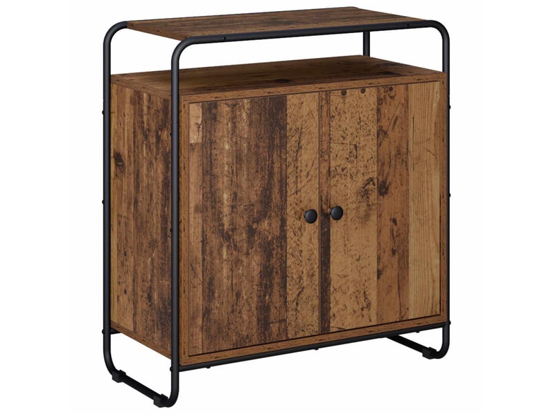  Buffet salon, buffet de rangement bois ancien 68x35x75 cm bois d'ingénierie shl94256  - Conforama A