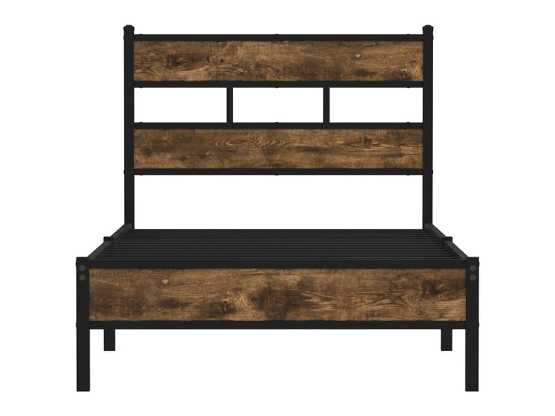 Lit simple- lit adulte - cadre de lit sans matelas avec tête de lit 80x200 cm - Conforama C