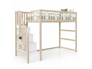 Lit mezzanine 90x200 cm VIVRYN coloris bicolore