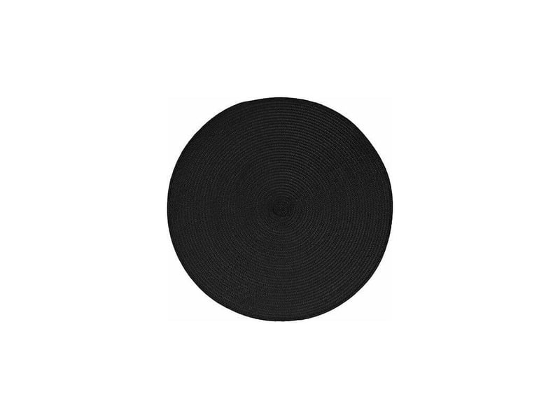  Lot de 6 sets de table - d 38 cm - polypropylène - noir - livraison gratuite  - Conforama A