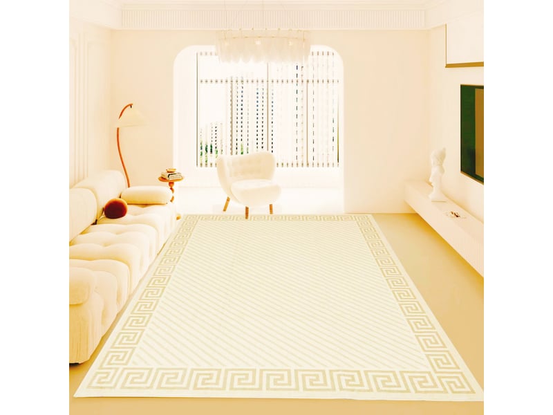  Tapis de salon chambre peluche courte haute densité 200x300cm  - Conforama C
