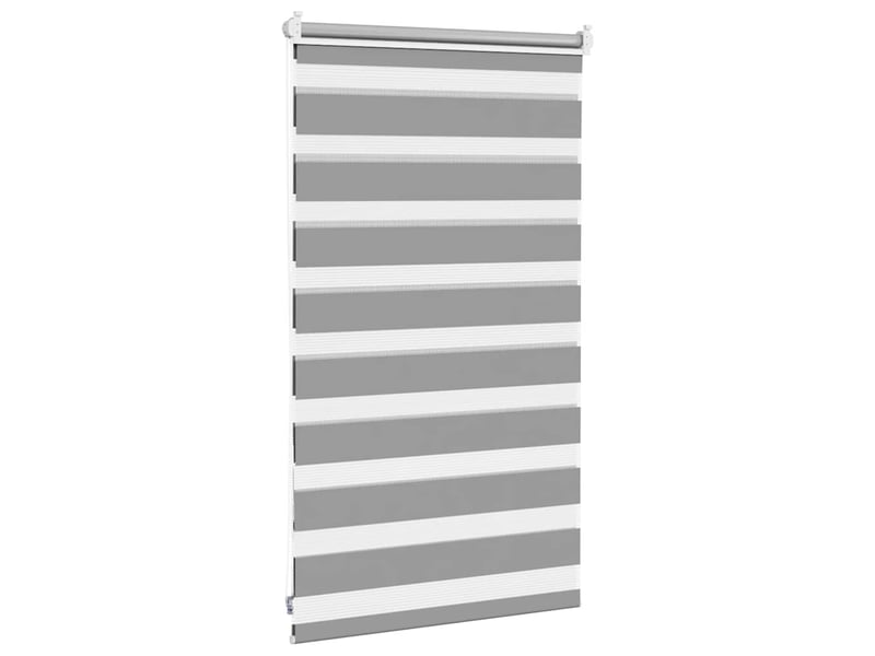 Store vénitien zébré, store de fenêtre 50,9 x 100 cm, largeur du tissu 46,7 cm, gris cf48229 - Conforama D