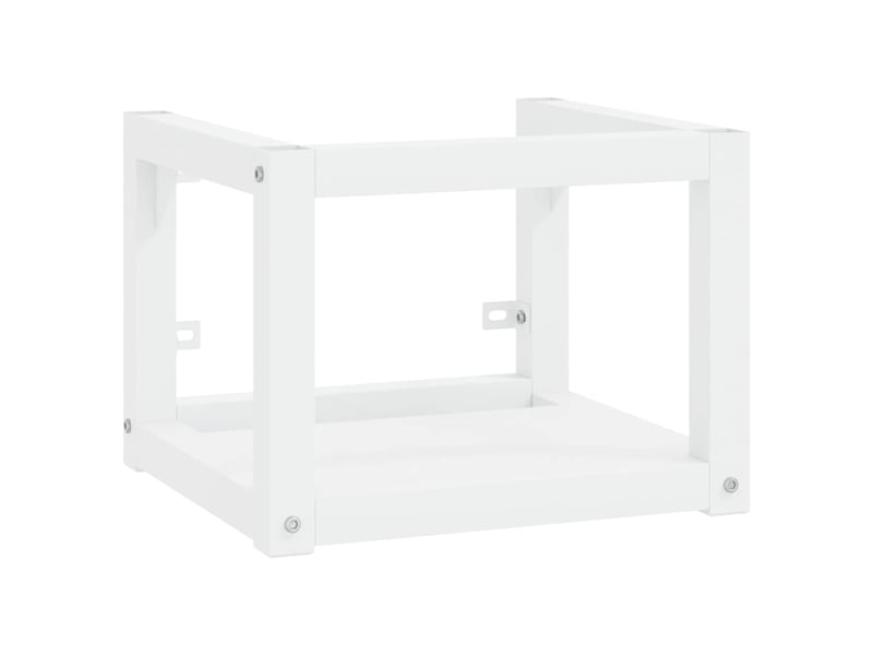  Cadre de lavabo de salle de bain vasque à encastrer blanc fer shl8405  - Conforama C